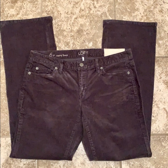 NTW LOFT Dark Gray Bootcut Corduroy Pants - Picture 3 of 5